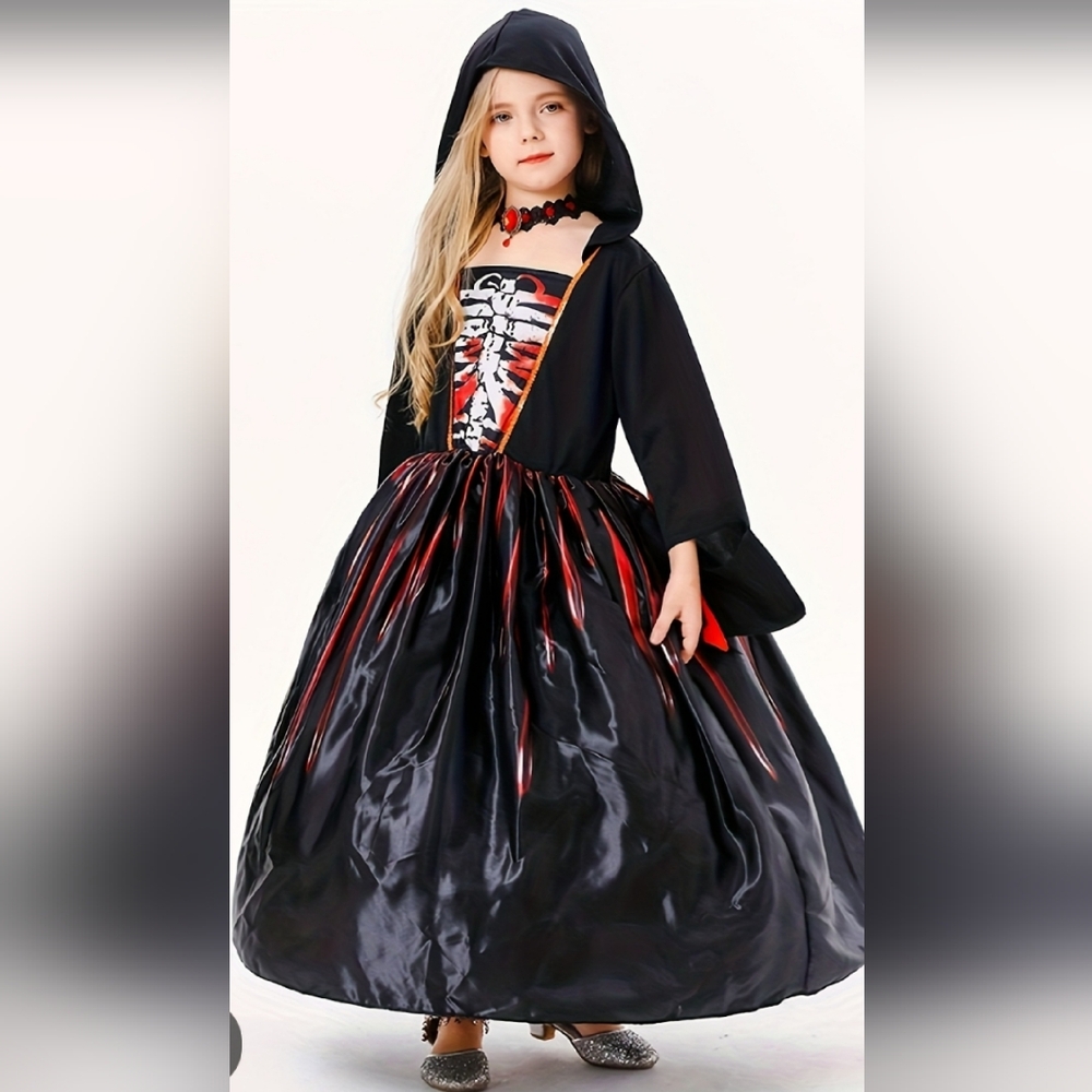 Kids Black Witch Costume